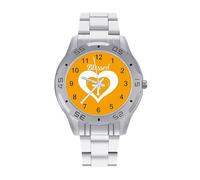 Blessed Men's Business Watch with Stainless Strap Fashion Easy Reader Wristwatch Gifts for Men