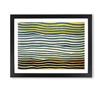 Blessed Modern Abstract Art Framed Print | A2 Black Framed Wall Art | Ready to Hang | Abstract Fantasy Picture | Living Room Bedroom Lounge Office