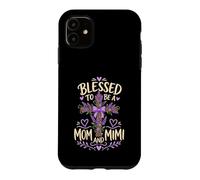 Blessed Mom Mimi Lavender Cross Case for iPhone 11