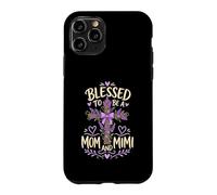 Blessed Mom Mimi Lavender Cross Case for iPhone 11 Pro