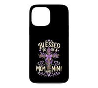 Blessed Mom Mimi Lavender Cross Case for iPhone 13 Pro Max