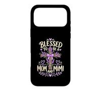 Blessed Mom Mimi Lavender Cross Case for iPhone 17 Pro Max