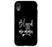 Blessed Momma With Arrow Classy Trendy Script Mother's Day Case for iPhone XR