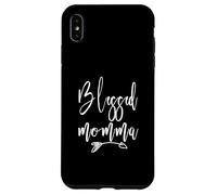 Blessed Momma With Arrow Classy Trendy Script Mother's Day Case for iPhone XS Max