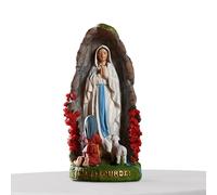 Blessed Mother Statue - Our Lady Statue, Resin Figurine Set | Catholic Religious Ornament Display for Home Church Garden Altar Spiritual Faith Decor Prayer Corner Accessoire