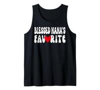 Blessed Nana’S Favorite Funny Grandparent Grandchild Tank Top