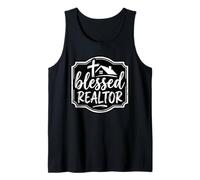 Blessed Realtor Faith Real Estate Agent House Tank Top