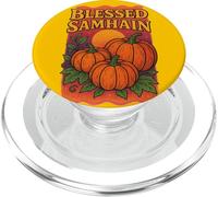 Blessed Samhain Autumn Witchy Vibes Ancestral Magic PopSockets PopGrip for MagSafe