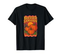 Blessed Samhain Autumn Witchy Vibes Ancestral Magic T-Shirt