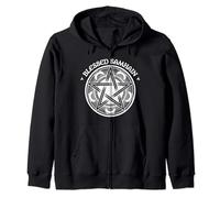 Blessed Samhain. Halloween Celtic Pagan Wicca Druid Witch Zip Hoodie