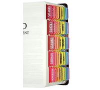 Blessed Self Bible Tabs Large Print Laminated Bible Dividers Old and New Testament Rainbow