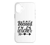Blessed Teacher Christian Jesus College Education Case for iPhone 16 Plus