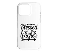 Blessed Teacher Christian Jesus College Education Case for iPhone 16 Pro