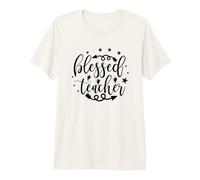 Blessed Teacher Christian Jesus Education School Premium T-Shirt