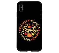 Blessed Thankful Family Thanksgiving Case for iPhone XS Max