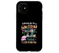 Blessed The Quilters They Shall Called Piecemakers Quilting Case for iPhone 11