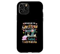 Blessed The Quilters They Shall Called Piecemakers Quilting Case for iPhone 11 Pro
