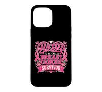 Blessed To Be Called Breast Cancer Survivor Pink Butterfly Case for iPhone 13 Pro Max