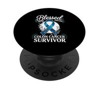 Blessed To Be Called Colon Cancer Survivor PopSockets Adhesive PopGrip