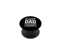 Blessed To Be Called Dad Proverbs Faith Family Christian Dad PopSockets Adhesive PopGrip