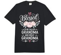 Blessed to Be Called Grandma and Great Grandma Comfort Colors Adult Heavyweight T-Shirt