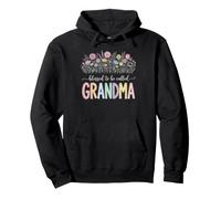 Blessed To Be Called Grandma Floral Design Pullover Hoodie