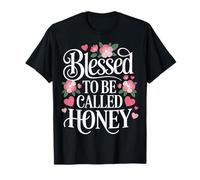 Blessed To Be Called Honey Mama Wife Grandma Family Love T-Shirt