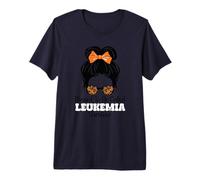 Blessed to Be Called Leukemia Survivor Orange Ribbon Bow Premium T-Shirt