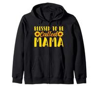 Blessed To Be Called Mama Sunflower Family Parent Women Zip Hoodie