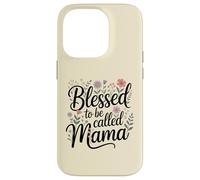 Blessed to Be Called Mama Wildflower Floral Botanical Case for iPhone 14 Pro