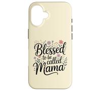 Blessed to Be Called Mama Wildflower Floral Botanical Case for iPhone 16