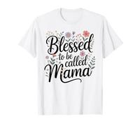 Blessed to Be Called Mama Wildflower Floral Botanical T-Shirt
