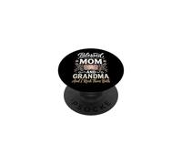 Blessed To Be Called Mom And Grandma And I Rock Them Both PopSockets Adhesive PopGrip