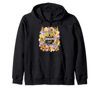 Blessed To Be Called Mom And Grandma Flowers Mother's Day Zip Hoodie