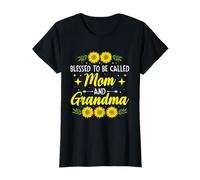 Blessed To Be Called Mom And Grandma Mama Nana Mimi Grammie T-Shirt