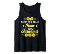 Blessed To Be Called Mom And Grandma Mama Nana Mimi Grammie Tank Top