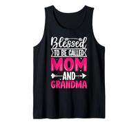Blessed to Be Called Mom and Grandma Proud Mother's Day Tank Top