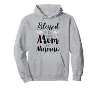 Blessed To Be Called Mom And Mamaw Floral Cute Mothers Day Pullover Hoodie