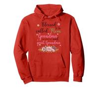 Blessed To Be Called Mom Grandma Great Grandma Mother's Day Pullover Hoodie