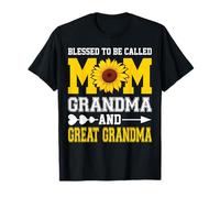 Blessed To Be Called Mom Grandma Great Grandma Mother's Day T-Shirt