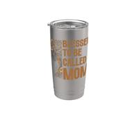 Blessed to Be Called Mom Proud Black Mom Melanin African Stainless Steel Insulated Tumbler