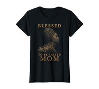 Blessed to Be Called Mom Proud Black Mom Melanin African T-Shirt