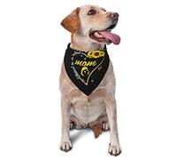 Blessed to Be Called Mom Spring Dog Bandanas Boy Bulk Puppy Kerchief Adjustable Soft Triangle Bibs Accessories for Small Medium Large Dogs Cats White