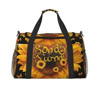Blessed to Be Called Nana Sunflower Printed Travel Duffle Bag for Men Women Large Sport Gym Bag Handbag with Shoulder Strap for Travel Weekend Fishing Hunting