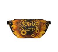 Blessed to Be Called Nana Sunflower Printed Waist Bag Adjustable Bum Bag Lightweight Travel Waist Fanny Pack Belt for Walking Cycling Hiking Travel