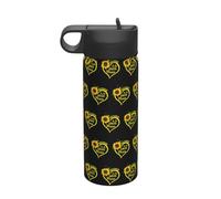 Blessed to Be Called Nana Sunflower Printing Camping Hiking Hydration Canteens Leak Proof Vacuum Insulated Stainless Steel 18oz