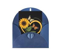 Blessed to Be Called Nana Sunflower Seasonal Greeting Card with Blue Envelope for Any Occasion Thanksgiving Christmas Birthday Wedding Anniversary Engagement Note Cards