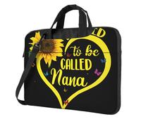 Blessed To Be Called Sunflower Printed Waterproof Laptop Case Ultra-Thin Portable One-Shoulder Laptop Bag 600d Oxford 13in/14in/15.6in