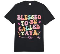 Blessed to Be Called Yaya Funny Yaya Mother's Day Comfort Colors Adult Heavyweight T-Shirt