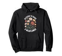 Blessed To Raise A Wildflower Mom Floral Pullover Hoodie